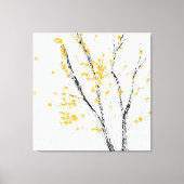 Toile Branches de l'arbre d'automne avec feuilles de aut (Recto)