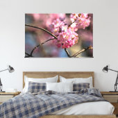 Toile Branchettes d'Arbres Sakura Entrecroisées Dans Le  (Insitu(Chambre))