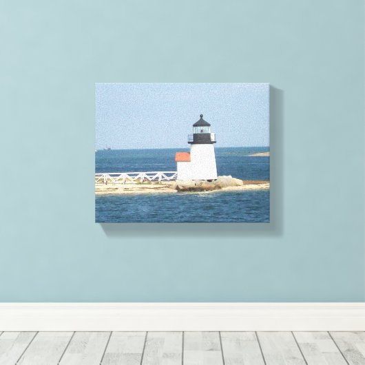 Toile Brant Point Lighthouse Nantucket Cottage (Insitu (Plancher de Bois))
