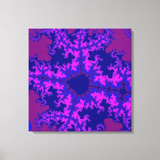 Toile Brasage fractal pourpre (Recto)