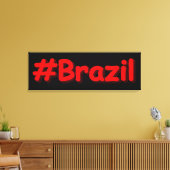 Toile "#Brazil" Joli design. Commandez dès maintenant  (Insitu(Salon))
