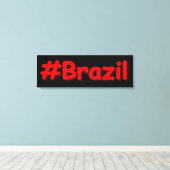 Toile "#Brazil" Joli design. Commandez dès maintenant  (Insitu (Plancher de Bois))