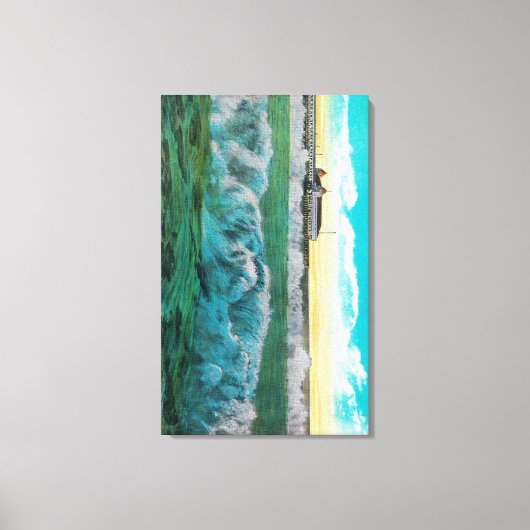 Toile Breakers à Long Beach, Californie (Recto)