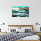 Toile Breakers and Pleasure PierLong Beach, CA (Insitu(Chambre))