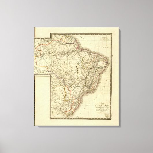 Toile Brésil, Amérique du Sud 2 (Recto)