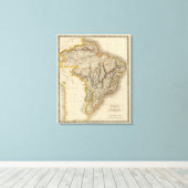 Toile Brésil et Paraguay (Insitu (Plancher de Bois))