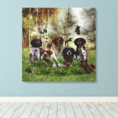 Toile Bretagne Espagnols, chasse aux oiseaux (Insitu (Plancher de Bois))