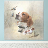 Toile Bretagne française, Art de chasse aux oiseaux (Insitu (Plancher de Bois))