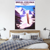Toile Breuil-Cervinia, Valle d’Aosta, italie, affiche de (Insitu(Chambre))