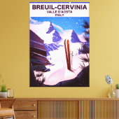 Toile Breuil-Cervinia, Valle d’Aosta, italie, affiche de (Insitu(Salon))