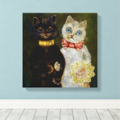 Toile "Bride and Groom" de Louis Wain (Insitu (Plancher de Bois))