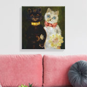 Toile "Bride and Groom" de Louis Wain (Insitu(Salon))
