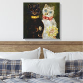 Toile "Bride and Groom" de Louis Wain (Insitu(Chambre))