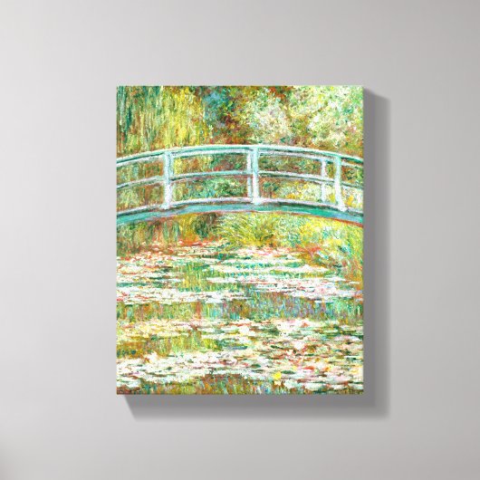 Toile Bridge over a Pond of Water Lilies by Claude Monet (Recto)