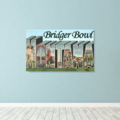 Toile Bridger Bowl, Montana - Scènes de grandes lettres (Insitu (Plancher de Bois))