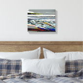 Toile Bridgewater N.S. Riser's Beach Abstract print art (Insitu(Chambre))