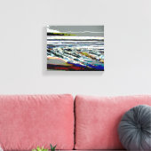 Toile Bridgewater N.S. Riser's Beach Abstract print art (Insitu(Salon))