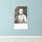 Toile Brigadier-général Daniel Morgan (1736-1802) engrav (Insitu (Plancher de Bois))
