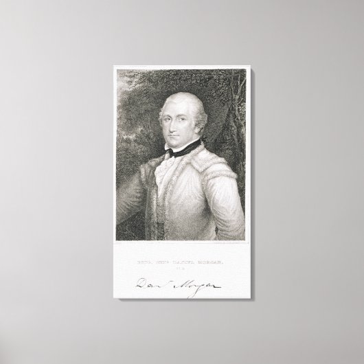Toile Brigadier-général Daniel Morgan (1736-1802) engrav (Recto)