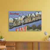 Toile Brigham, UtahGrandes lettres ScènesBrigham, UT (Insitu(Salon))