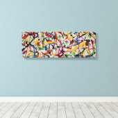 Toile Bright Abstrait Art, Color Delight 201288 (Insitu (Plancher de Bois))