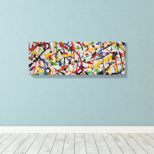 Toile Bright Abstrait Art, Color Delight 201288 (Insitu (Plancher de Bois))