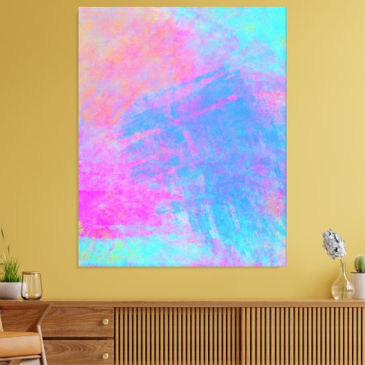 Toile Bright Multicolor Splashes (Insitu(Salon))