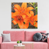 Toile Bright Orange Day Photo Canvas Art (Insitu(Salon))