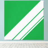 Toile Bright Vert Vert Vert Vert Vert Blanc Grilles De C (Insitu (Plancher de Bois))