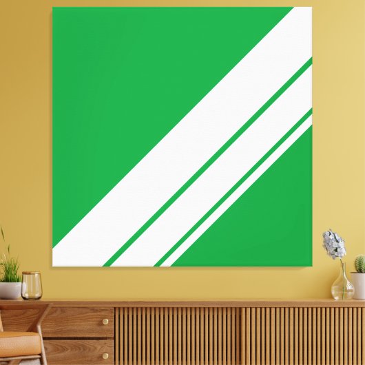 Toile Bright Vert Vert Vert Vert Vert Blanc Grilles De C (Insitu(Salon))