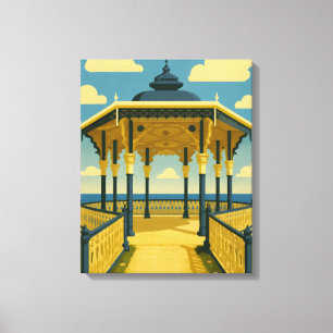 Toile Brighton Bandstand - Art de l'architecture côtière