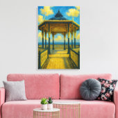 Toile Brighton Bandstand Glow - Pavillon de bord de mer (Insitu(Salon))