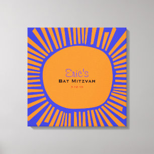 Toile BRILLANT SOLEIL MITZVAH Bat Bar Mitzvah Connexion