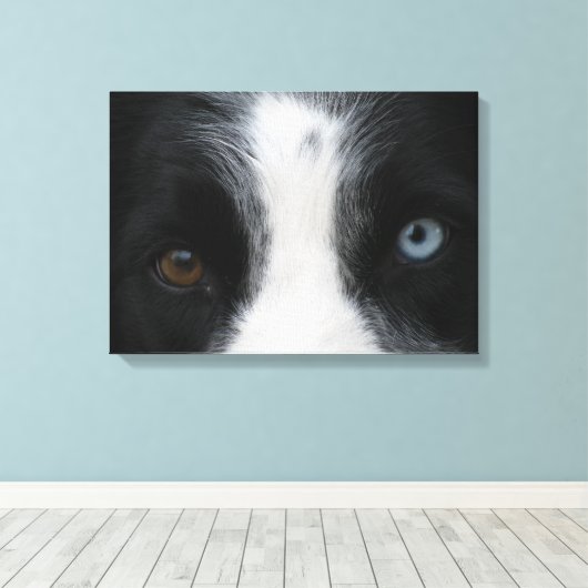 Toile Brillant yeux de chiot (Insitu (Plancher de Bois))