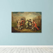 Toile British Gentleman à Rome, vers 1750 (huile sur toi (Insitu (Plancher de Bois))