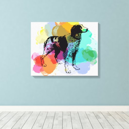 Toile Brittany Spaniel (Insitu (Plancher de Bois))
