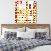 Toile Broadway Boogie Woogie | Piet Mondrian | (Insitu(Chambre))