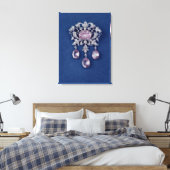 Toile Broche en forme de fleur, vers 1780 (Insitu(Chambre))