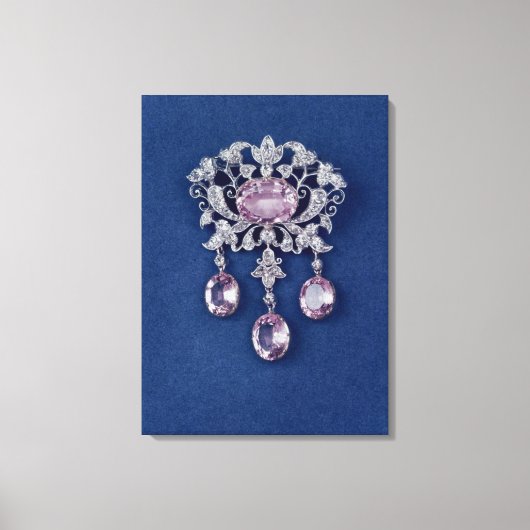 Toile Broche en forme de fleur, vers 1780 (Recto)