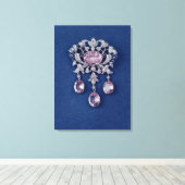 Toile Broche en forme de fleur, vers 1780 (Insitu (Plancher de Bois))