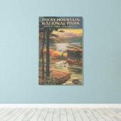 Toile Brochure no 2 du mont Rocky Nat'l Park (Insitu (Plancher de Bois))
