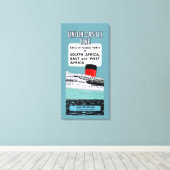 Toile Brochure Union Castle Line ~ L (Insitu (Plancher de Bois))