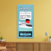 Toile Brochure Union Castle Line ~ L (Insitu(Salon))