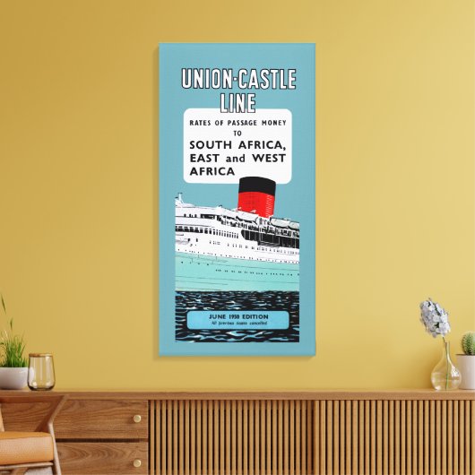 Toile Brochure Union Castle Line ~ L (Insitu(Salon))