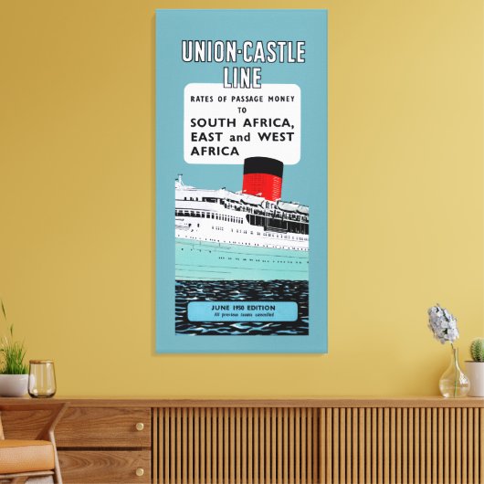 Toile Brochure Union Castle Line ~ XL (Insitu(Salon))