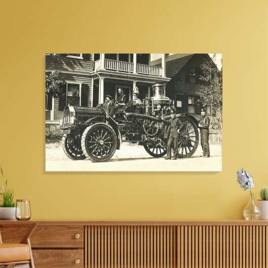 Toile Brockton Fire Department Moteur no 1 BFD (Insitu(Salon))