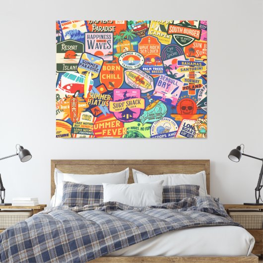 Toile Brodeurs de surf (Insitu(Chambre))