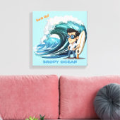 Toile Brody Ocean Wavecrest (Insitu(Salon))