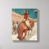 Toile Bronco Buster par Newell Convers Wyeth (Recto)