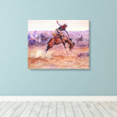 Toile Bronco (Taming a Wild Horse) (Insitu (Plancher de Bois))